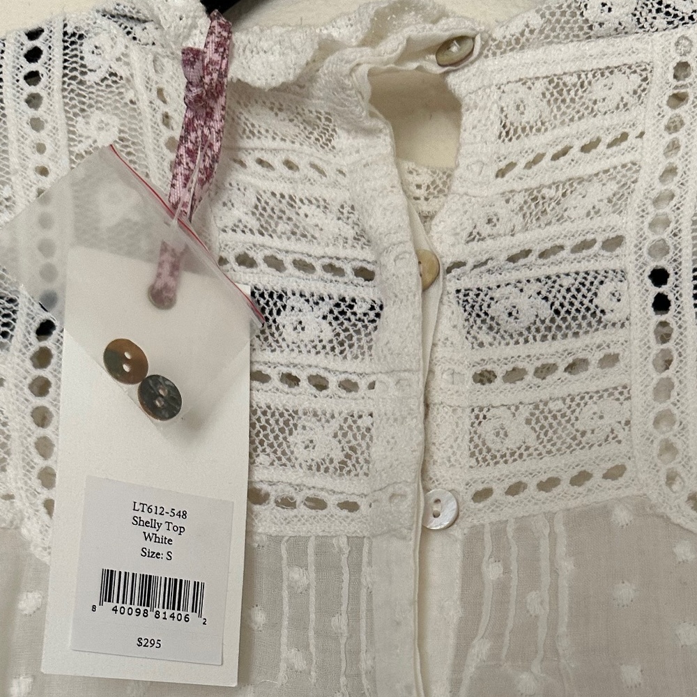 NWT LoveShackFancy Shelly Top - Picture 6 of 9